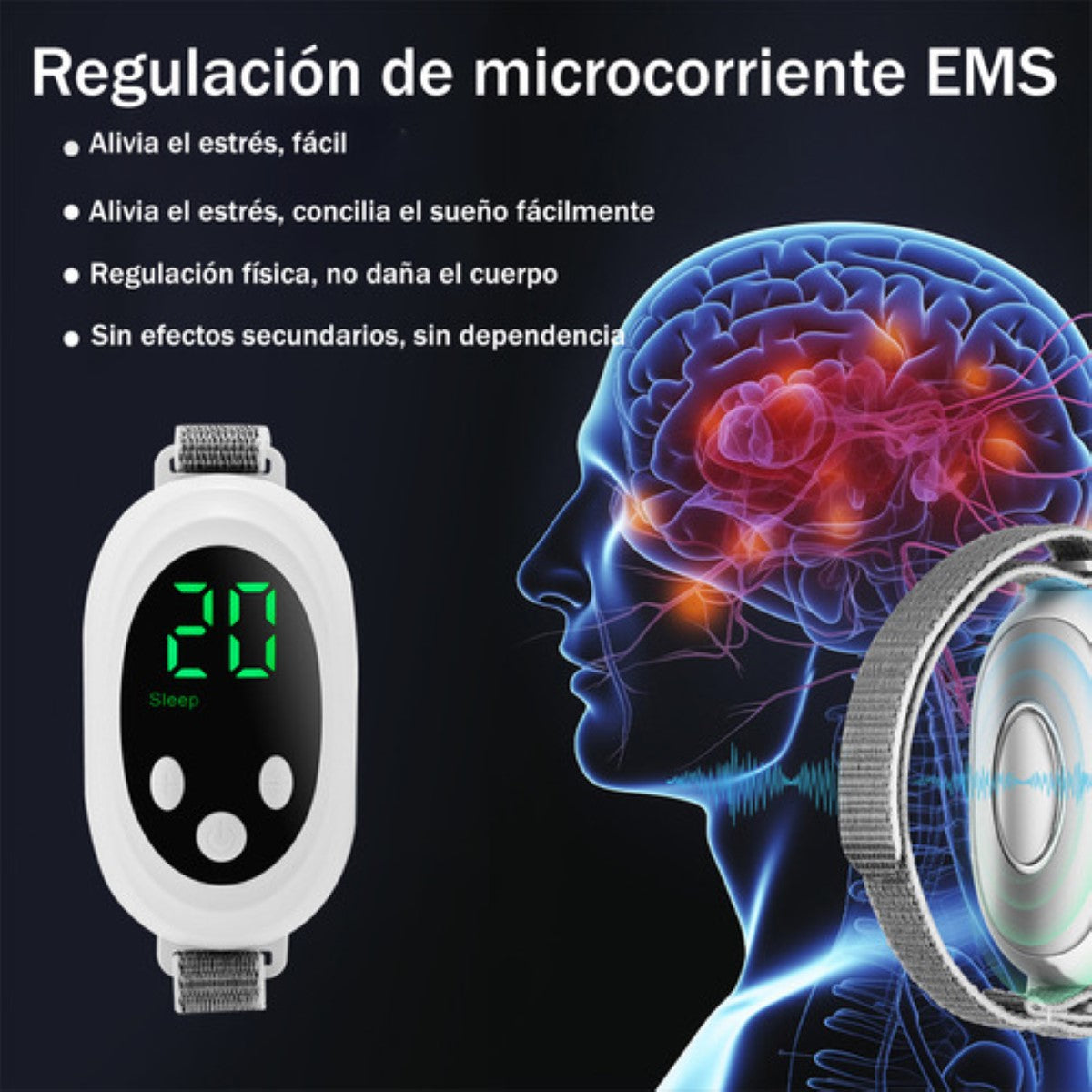 SueñoFlex™ Pulsera Antirronquidos